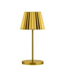 Dominica Brushed Gold LED Cordless Lamp 260mm