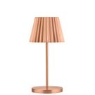 Dominica Brushed Copper LED Cordless Lamp 260mm