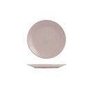 Pearl Blush Ribbed Round Plate 210mm