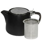 Brew Smoke Matt Stackable Teapot 500ml with SS Infuser and Lid