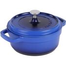 AluChef Casserole Round Blue 200D * 83H 2.43L