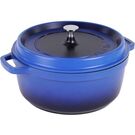 AluChef Casserole Round Blue 280D * 120H 6.8L