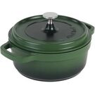 AluChef Casserole Round Green 200D * 83H 2.43L