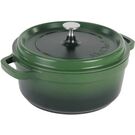 AluChef Casserole Round Green 240D * 102H 4.26L