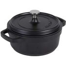 AluChef Casserole Round Matte Black 200D * 83H 2.43L