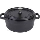 AluChef Casserole Round Matte Black 240D * 102H 4.26L