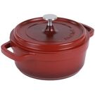 AluChef Casserole Round Red 200D * 83H 2.43L