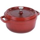 AluChef Casserole Round Red 240D * 102H 4.26L