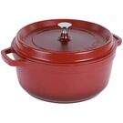 AluChef Casserole Round Red 280D * 120H 6.8L