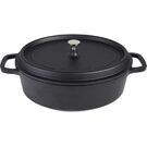 AluChef Roaster Oval Matt Black 350*290 * 105H 7.5L