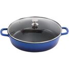 AluChef Shallow Casserole Round Blue 320D * 82H 6L