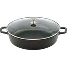 AluChef Shallow Casserole Round Matte Black 400D * 85H 10.6L