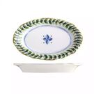 Capri Oval Scalloped Plate 210*135mm