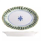 Capri Oval Scalloped Plate 320*210mm