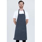 Chef Bib Navy/White 100% Cotton