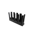 Chef Inox 4 Compartment Horizontal Cup Organiser Black