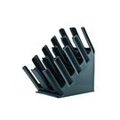 Chef Inox 8 Compartment Vertical Cup Organiser Black