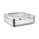 Chef Inxo Induction Chafer Rectangular GN 2/3 with Glass Lid