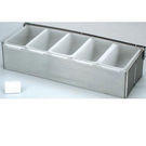 Condiment Dispenser Stainless Steel 5 Comp
