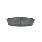 Coney Island Galvanised Oval Tray Plain 270 x 190mm