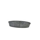 Coney Island Galvanised Oval Tray Plin 240 x 160m
