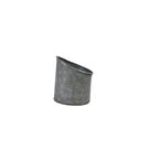 Coney Island Galvanised Slant Pot Plain 105mm