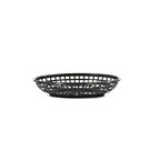 Coney Island Plastic Oval Basket Black 240 x 150mm