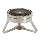 EcoServe large round stand (base only) polished stainless steel