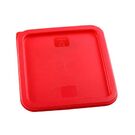 JiWins Square Lid to Suit Food Container Red 230x230mm 6/8Lt