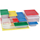 Inox Macel Polyprop Cover GN 1/2 red