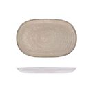 Mocha Oval Coupe Platter 330*210mm