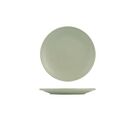 Pearl Pistachio Ribbed Round Plate 210mm