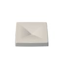 Royal Porcelain White Album Square Dimpled Plate 100x100x15mm