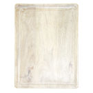 Mangowood Serving Board Rect 430*250mm White