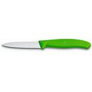 Serrated Paring Knife Green 8cm