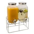 serroni Valencia Double Beverage Dispenser w/ Stand 3.5L ea