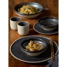 Soho Round Plate Speckle Black 255mm