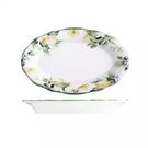 Sorrento Oval Scalloped Plate 210*135mm