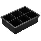 Square Ice Cube Tray 6 Hole Silicone