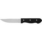 Steak Knives Jumbo Black Plastic Handle Pointed Tip