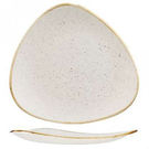 Stonecast Triangular Plate 192mm Barley White