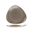 Stonecast Triangular Plate 229mm Peppercorn Grey