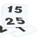 Table Number Set 1 To 100 Black On White