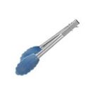 Tong Utility 180mm Silicone Head Blue