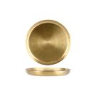 Zanzi Round Serving Tray Satin Brass 265x30mm