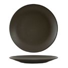 Zuma Round Coupe Plate Charcoal 285mm