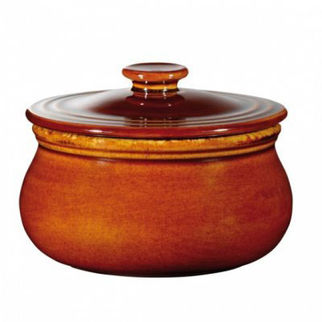 Picture of Art De Cuisine Rustics Mini Casserole With Cover Rustic Brown