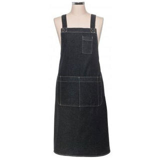 Picture of Black Denim Apron Pouch Pocket