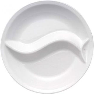 Picture of Ceramic Insert For Round Server 39cm 2 Div Ying Yang