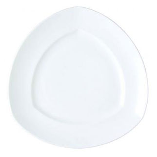 Picture of Chelsea Concave Triangular Show Plate Angled Rim 310mm